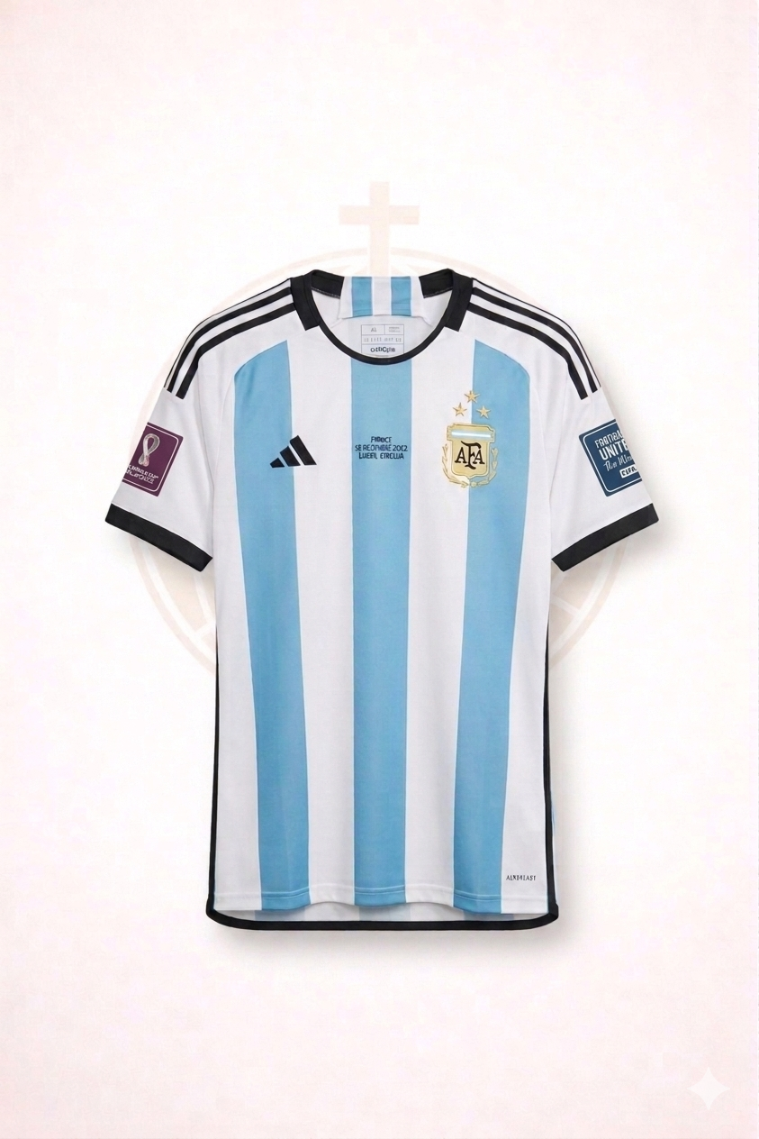 Argentina 2022 World Cup Final jersey