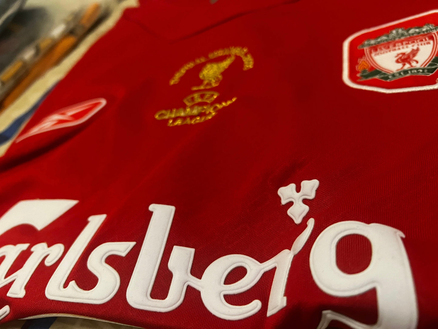 Liverpool F.C. 2004/05 retro jersey(L)